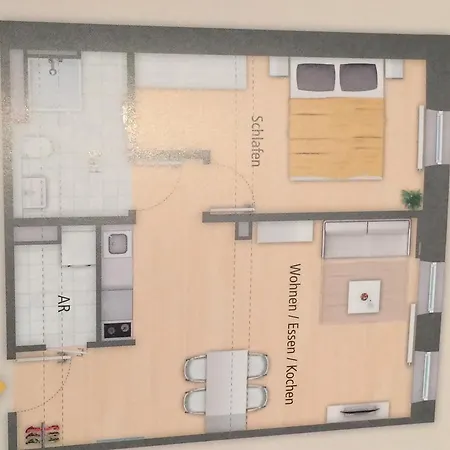 아파트 Stadt-apartment *